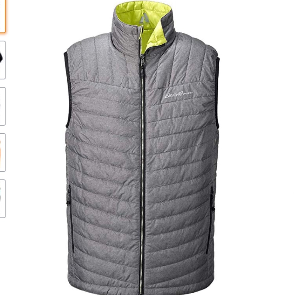 Eddie Bauer Men's Reversible Vest NEW NWT